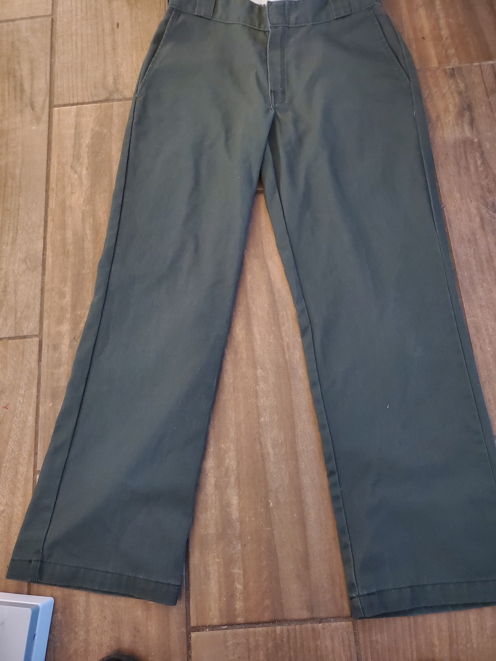 Dickies Wide-Leg Jeans in Dark Green